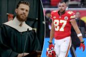 Travis Kelce addresses Harrison Butker's controversial speech