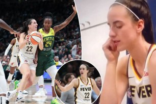 Fever star Caitlin Clark said she's trying remain positive after the two most hurtful losses of her rookie season so far. 
