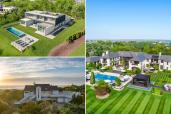 Side by side of compounds in the Hamptons. 