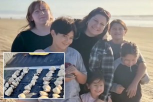 $88,000 after her kids mistakenly collected clams -- thinking they were picking up seashells -- on the beach without a fishing license.