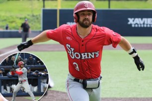 Garrett Scavelli helped St. John's reach the NCAA Tournament for baseball.