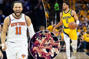 The Knicks and Pacers will meet in the second round of the NBA playoffs.