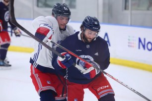 rangers practice round 2 hurricanes