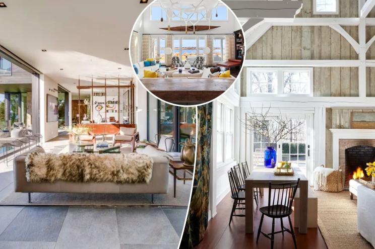 Side by side of pricey summer rentals.