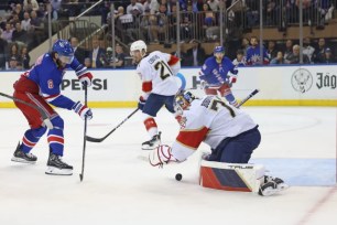 rangers panthers shutout game 1 garden