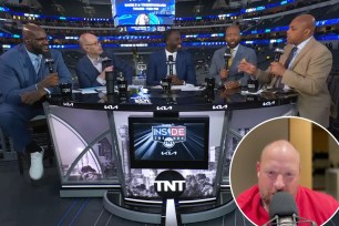 Ringer host Ryen Russillo (right) thinks Draymond Green 'f--ks' up the flow of TNT's 'Inside the NBA'.