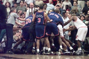 The Knicks blew a 3-1 lead to the Heat in 19974 in large part due to an ugly Game 5 brawl that changed the tenor of the series.