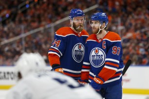 The Oilers are slight favorites in Game 7 on Monday.