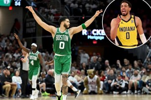 The Boston Celtics are big favorites in the Eastern Conference Finals against the Pacers, but not quite as big as they were last round.