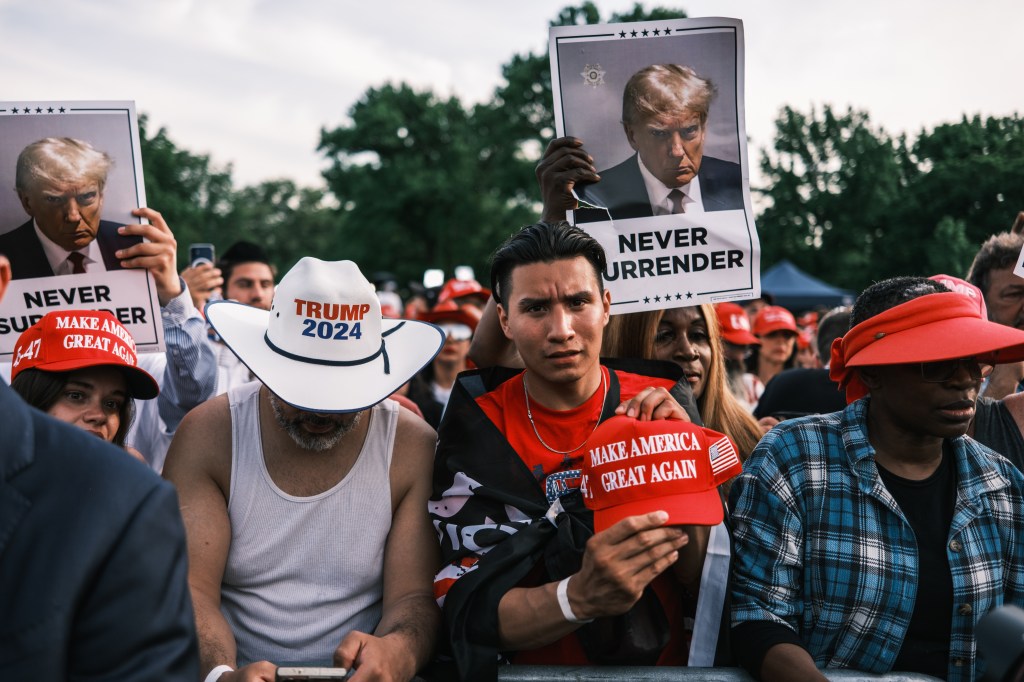 Navarro’s CNN appearance came one day after Donald Trump drew almost 10,000 people to his rally in the Bronx.