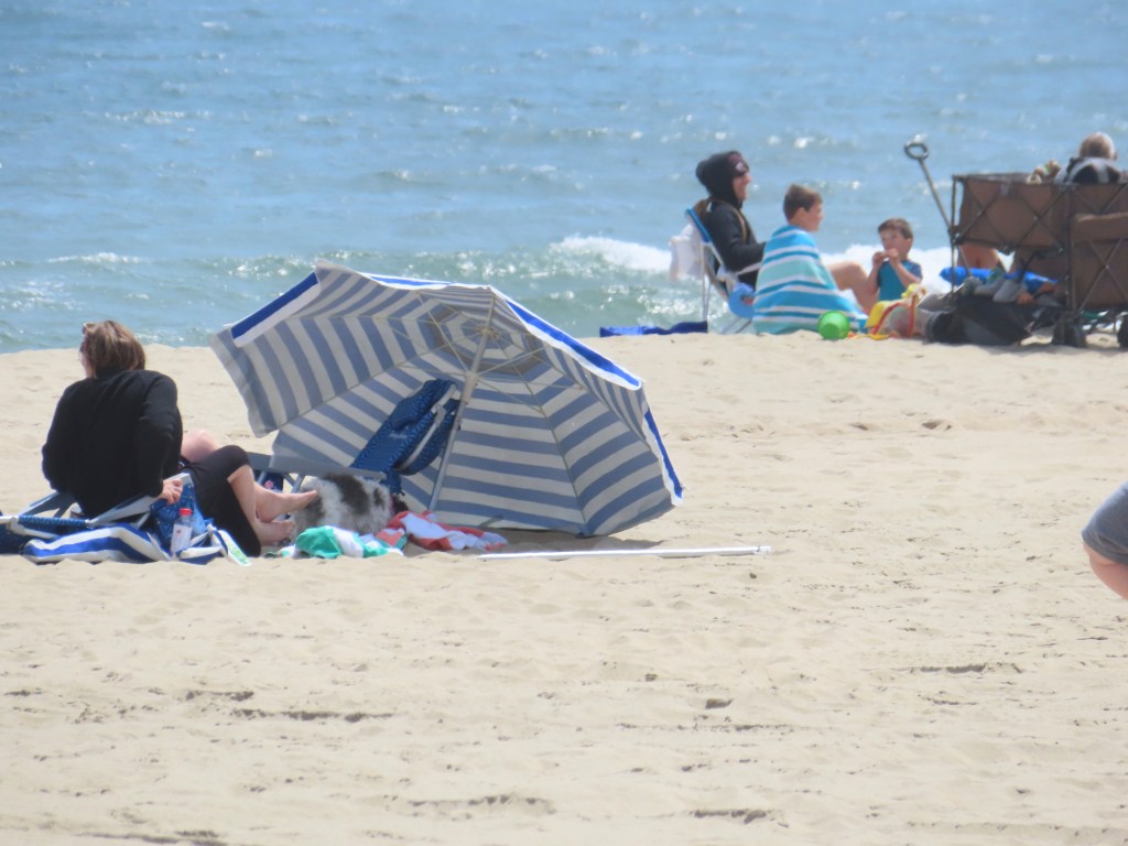 The beach owned by the Ocean Grove Camp Meeting Association.