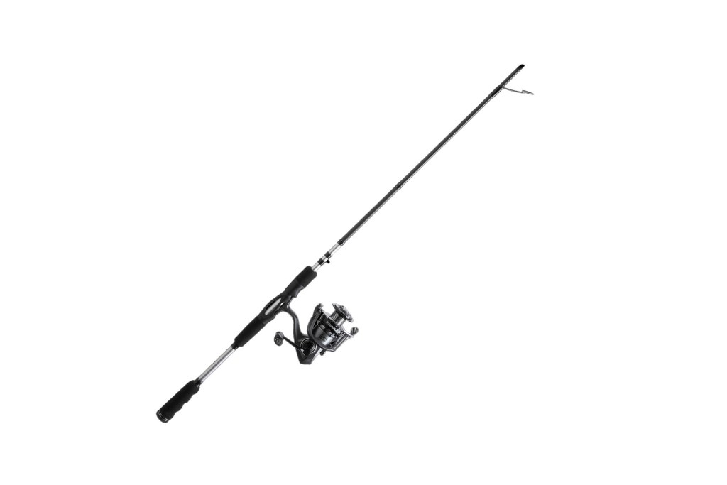 A fishing pole with a handle