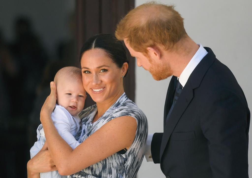 Prince Harry and Meghan Markle with Prince Archie