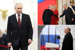 Vladimir Putin began his fifth term Tuesday as Russian leader at a glittering Kremlin inauguration, setting out on another six years in office after launching a devastating war in Ukraine.