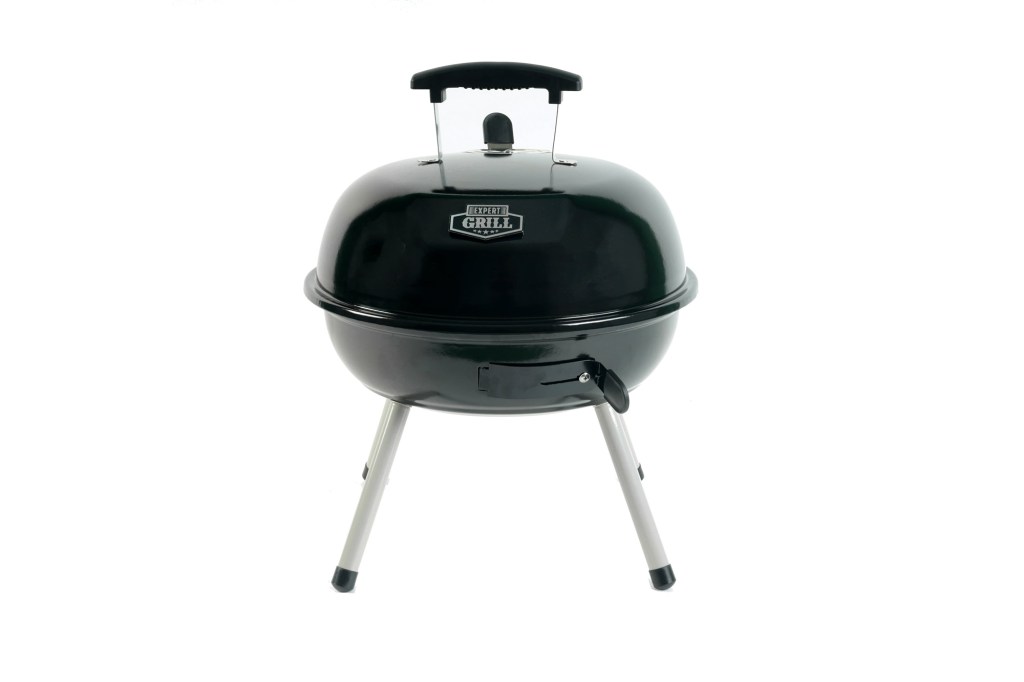 Expert Grill 14.5'' Steel Portable Charcoal Grill, Black