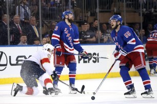 The Rangers’ Stanley Cup hopes took a major blow after their Game 1 loss to the Panthers in the Eastern Conference Final on Wednesday night.