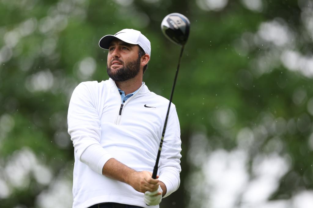 Scottie Scheffler played in the second round of the PGA Championship following the incident.