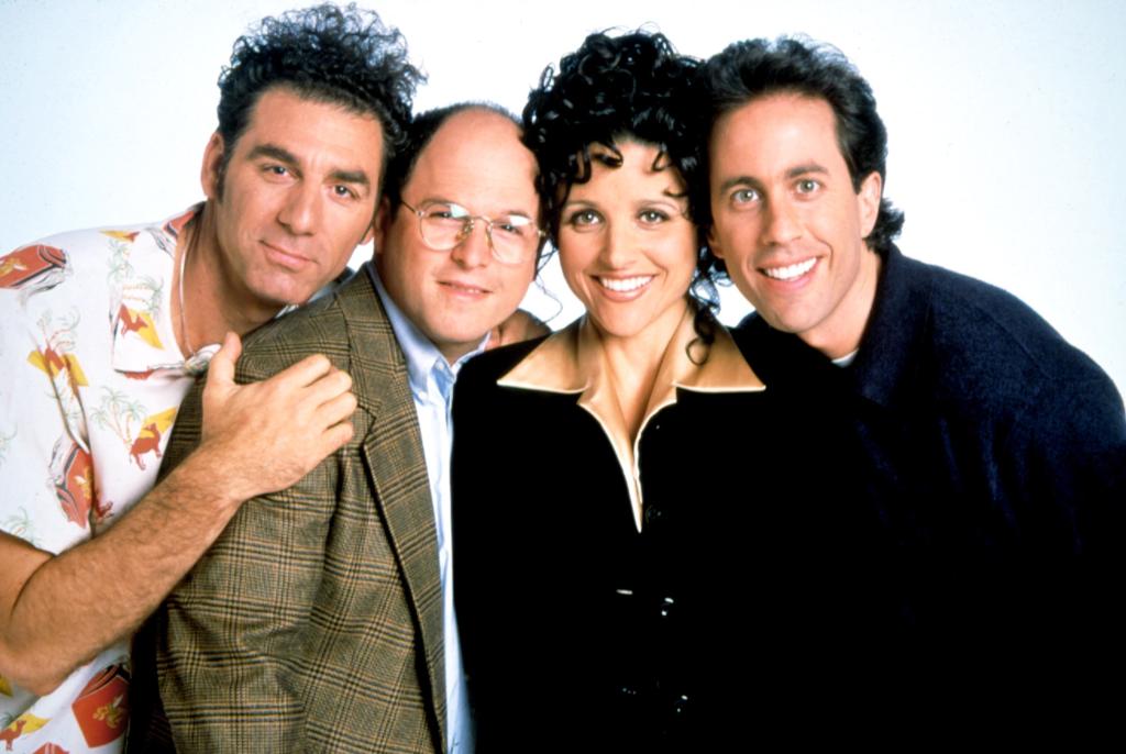 Michael Richards, Jason Alexander, Julia Louis-Dreyfus and Jerry Seinfeld.