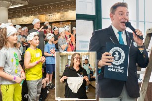 A museum in Missouri recently broke a Guinness World Record for hosting the world’s largest gathering of people with underwear on their head. 