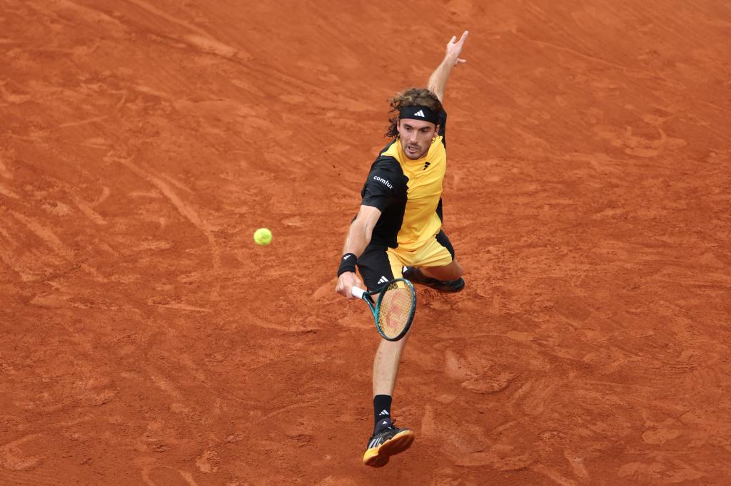 Stefanos Tsitsipas advanced to the second round of the French Open on May 27, 2024.