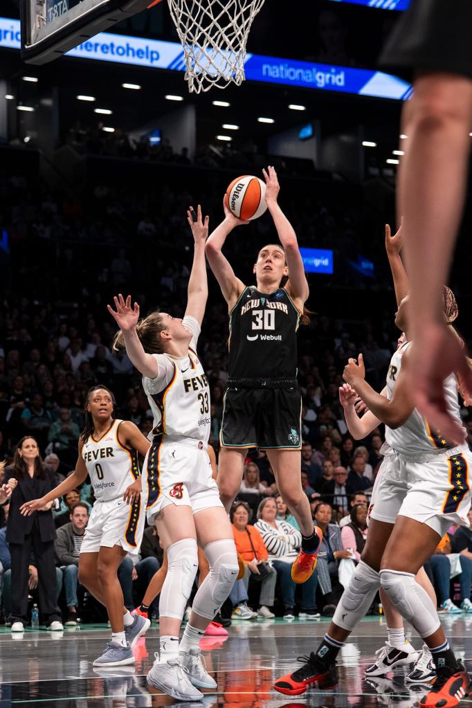 Breanna Stewart led all scorers with 24 points as the Liberty won their third consecutive game to start the 2024 season.
