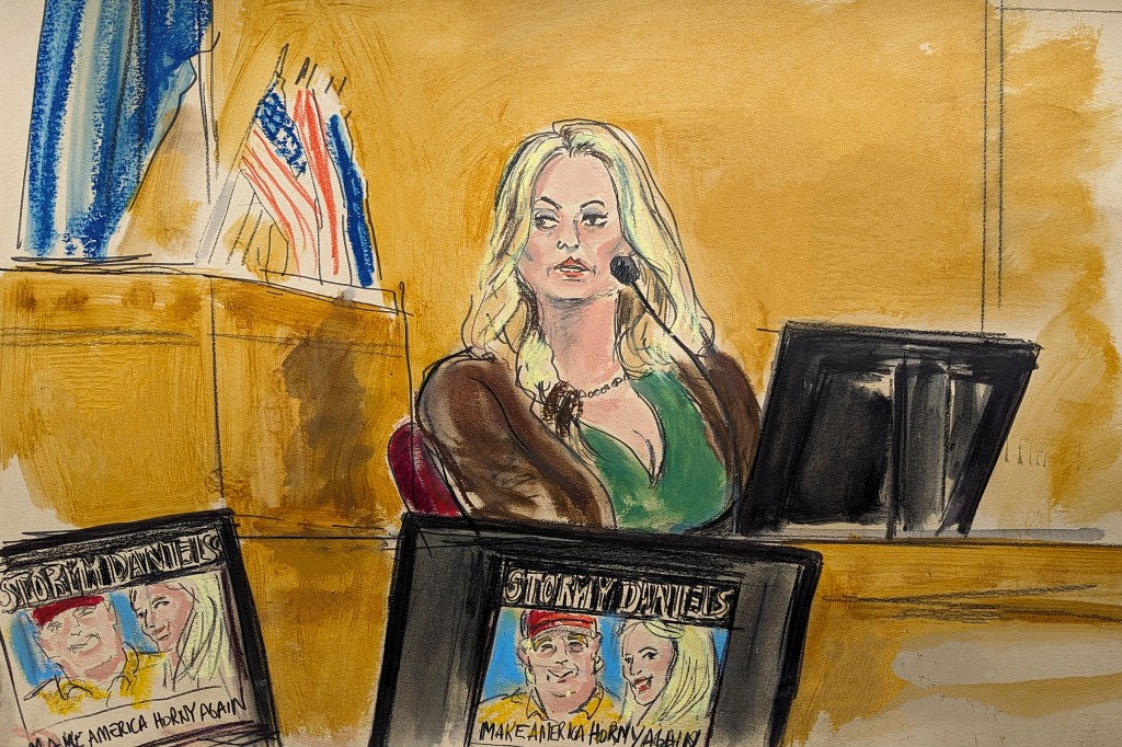 Trump's lawyer said that Daniels' career in pornography made her story about her affair with Trump less believable. 