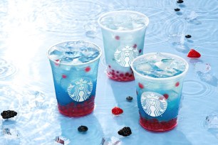 Starbucks is springing into summer early with the release of three new iced drinks with juicy raspberry flavored pearls.