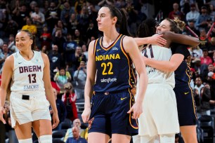 Caitlin Clark #22 of the Indiana Fever.