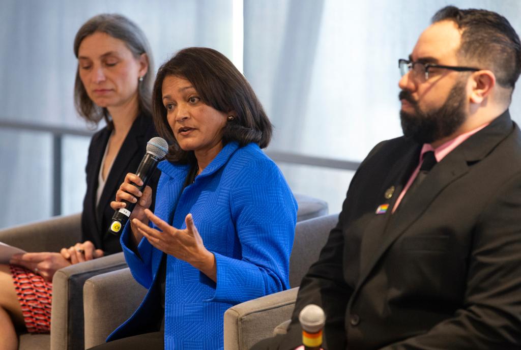 Susheela Jayapal was one of four candidates running for Oregon's 3rd Congressional District.
