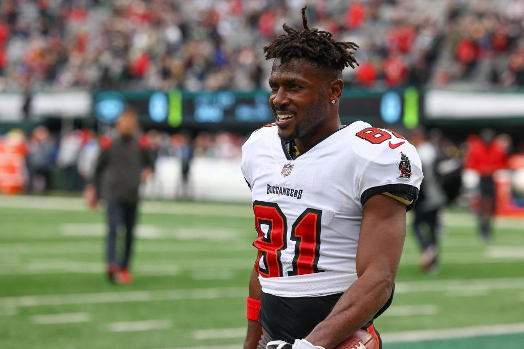 Antonio Brown played two seasons with the Buccaneers.