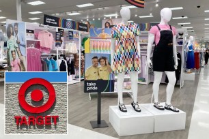 Target logo and Target Pride collection