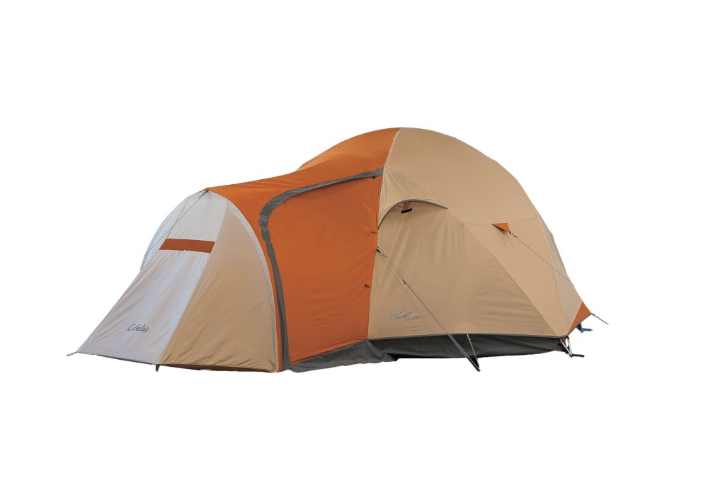 A tent on a white background