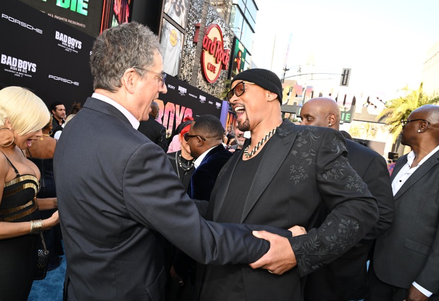 Martin Lawrence and Will Smith attend the Los Angeles Premiere of Columbia Pictures' "Bad Boys: Ride or Die" at TCL Chinese Theatre on May 30, 2024 in Hollywood, California.