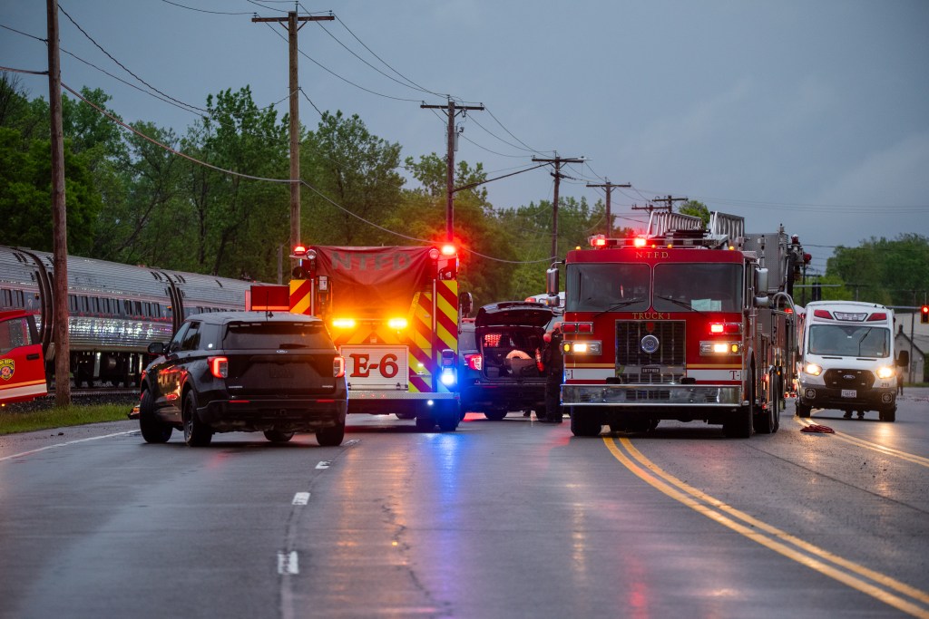 Three people, including a 6-year-old boy, were killed when an Amtrak train