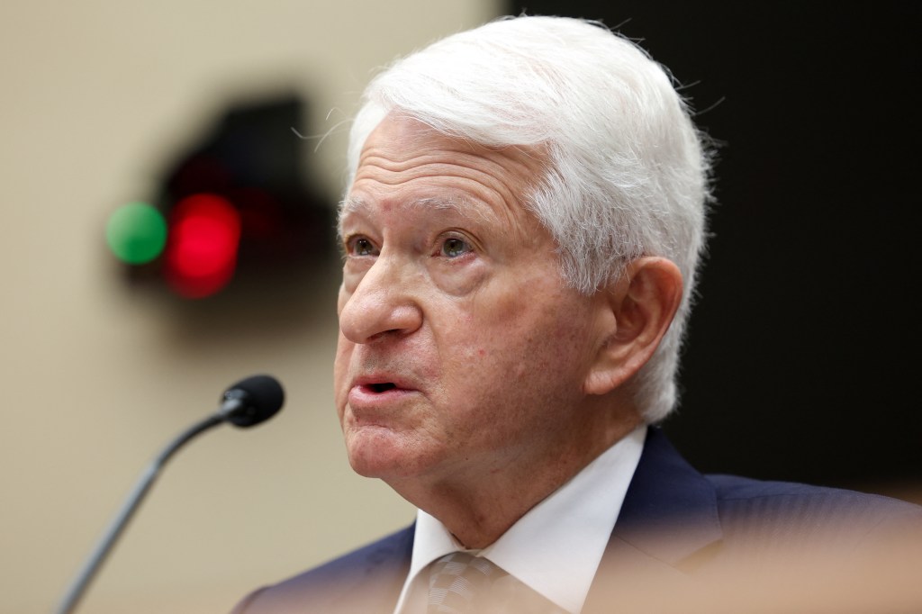 UCLA chancellor Gene Block testifies during a House Education and the Workforce Committee hearing on pro-Palestinian protests on college campuses,