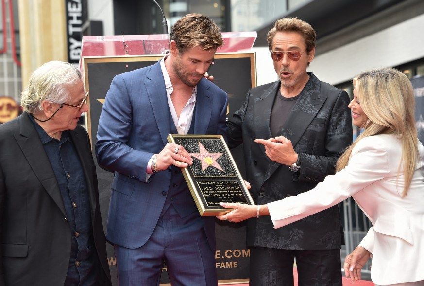 Chris Hemsworth unveils his star on the Hollywood Walk of Fame in Los Angeles, California, U.S. May 23, 2024.