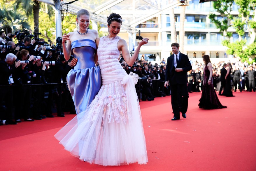 The "Kinds Of Kindness" Red Carpet at the 77th annual Cannes Film Festival at Palais des Festivals on May 17, 2024 in Cannes, France.