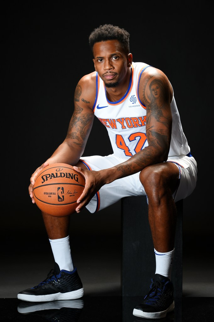 Lance Thomas during his Knicks days.