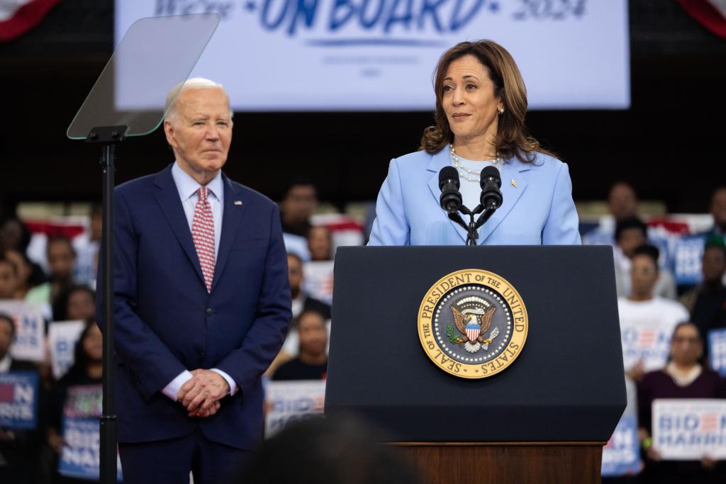 Vice President Kamala Harris criticized Trump's record on abortion during her speech at Girard College.