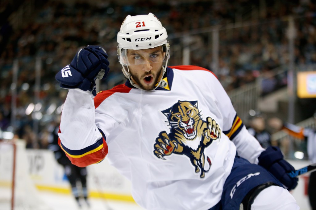 Vincent Trocheck  with the Panthers in 2015.