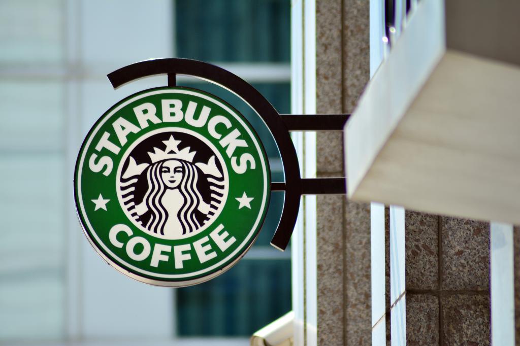 Starbucks mermaid logo.