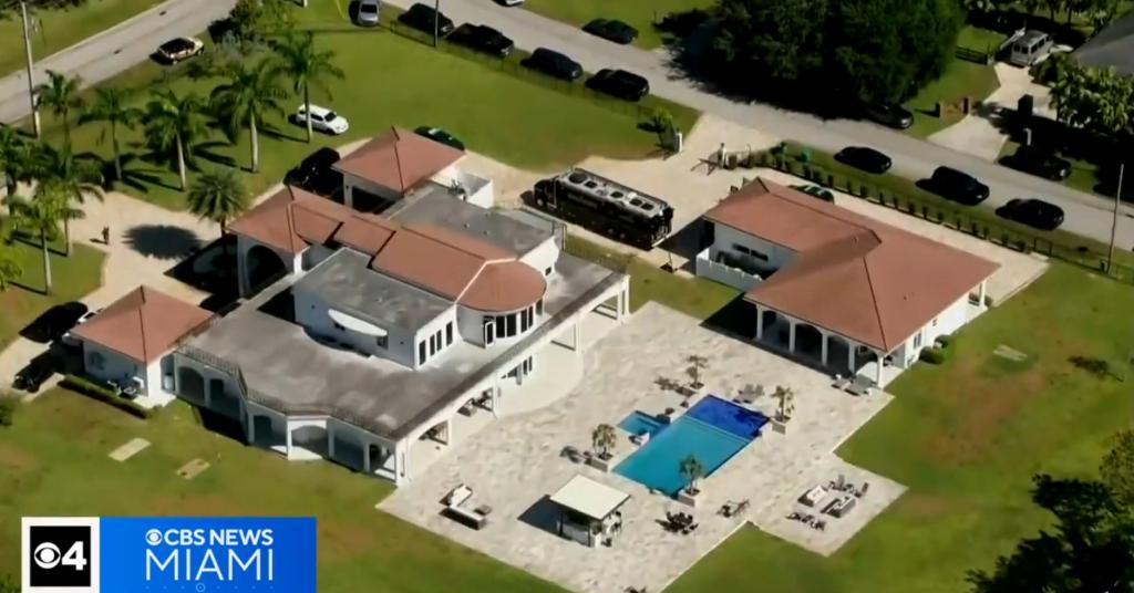 Broward County Sheriff’s Office and Davie Police SWAT served arrest and search warrants at the luxurious Southwest Ranches property as part of an investigation.