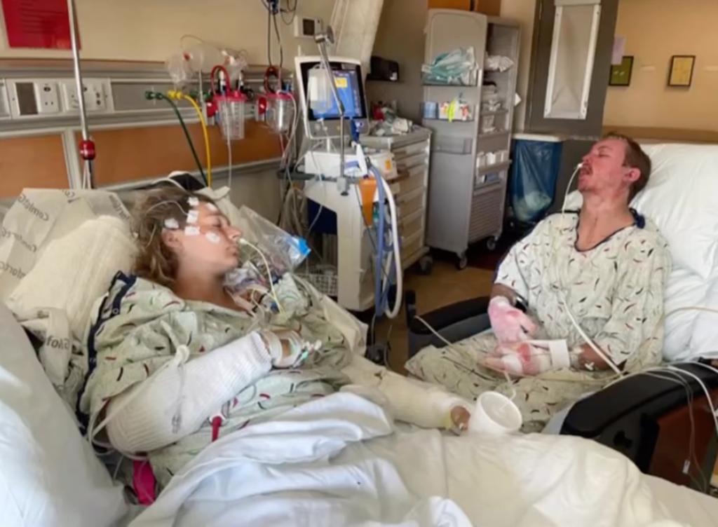 A year after Rachel and Travis Standfest narrowly escaped a house fire, with a pregnant Rachael jumping from a two story window to save herself and her baby, the miracle couple is now expecting a second child this summer.