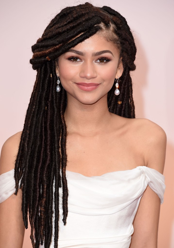Zendaya arrives at the 87th Annual Academy Awards at Hollywood & Highland Center.