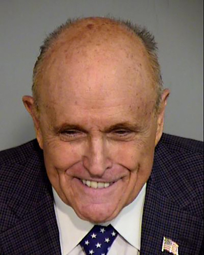 Rudy Giuliani's mugshot