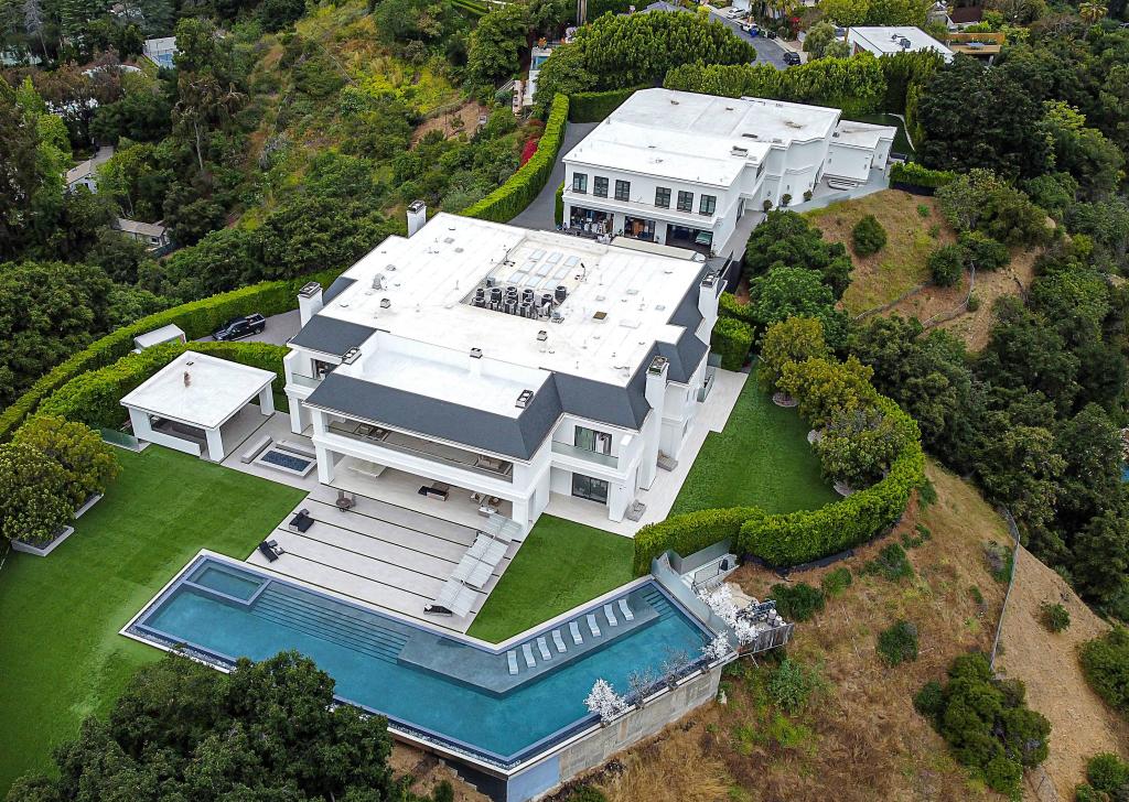 The $60 million Beverly Hills mansion was listed on Zillow earlier this month.