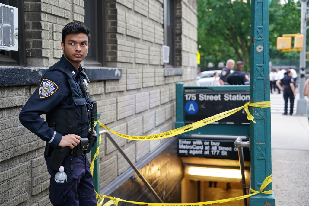 The victim was rushed to Harlem Hospital, where he was pronounced dead.