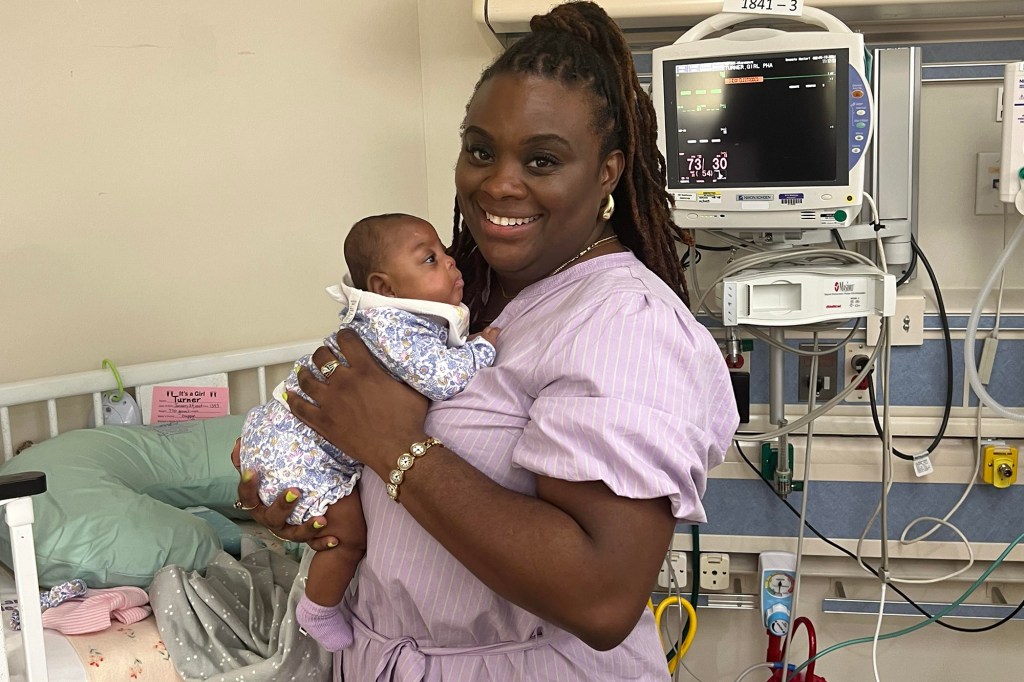 Phaebe Turner brought her daughter Shyne home from the hospital after she was born 24 weeks early.