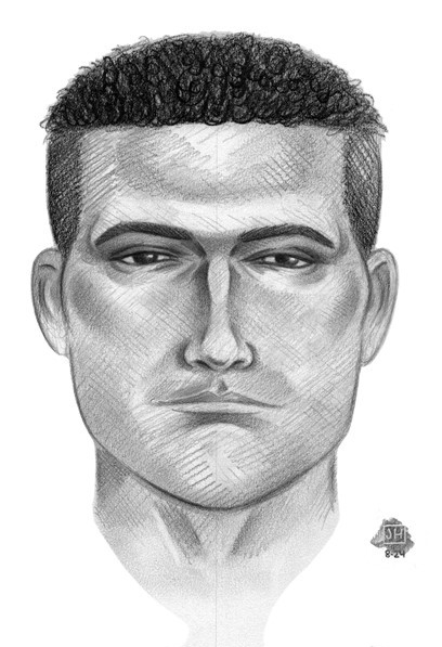Pursuant to an ongoing investigation, detectives have submitted the following sketch
