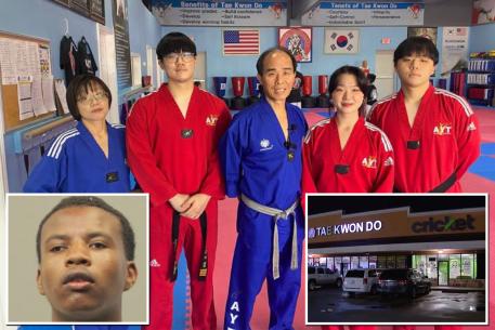 Texas family of taekwondo black belts save woman from being raped, pin down suspect